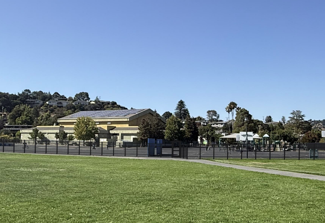fence rendering at Hall Middle School